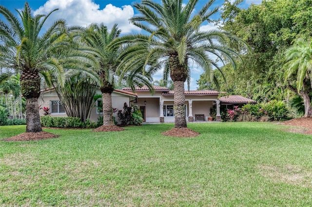15144 SW 72nd Ct, Palmetto Bay, FL 33158 - view of front facade featuring a front yard