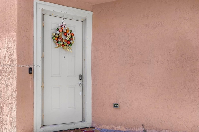 view of entrance to property