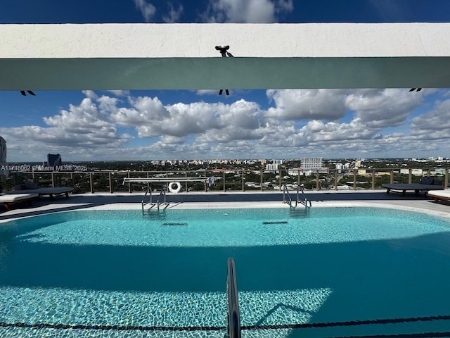 view of pool