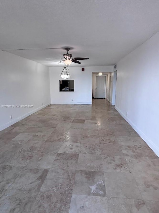1401 NE Miami Gardens Dr Unit 892, Miami, FL 33179 - unfurnished living room with ceiling fan
