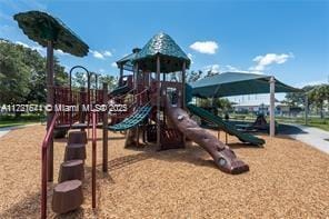 view of jungle gym