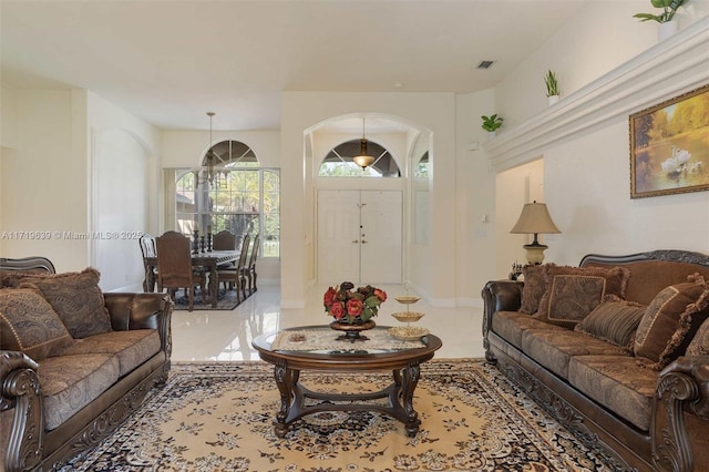 view of living room