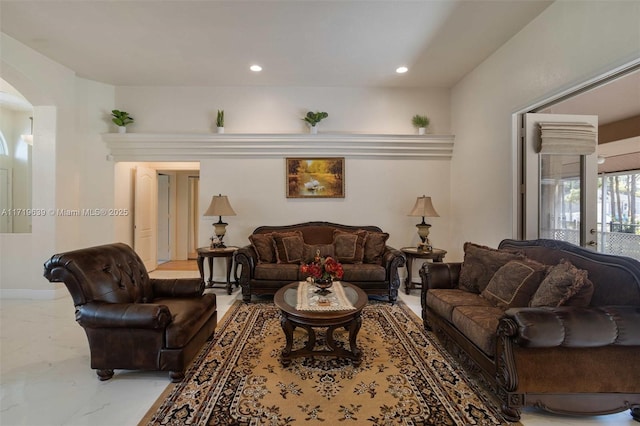 view of living room