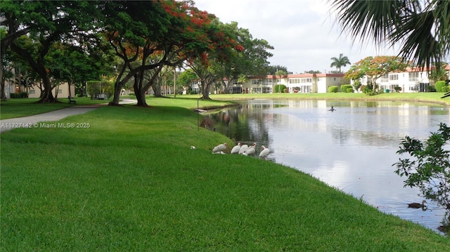 view of water feature