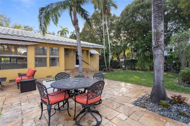 view of patio