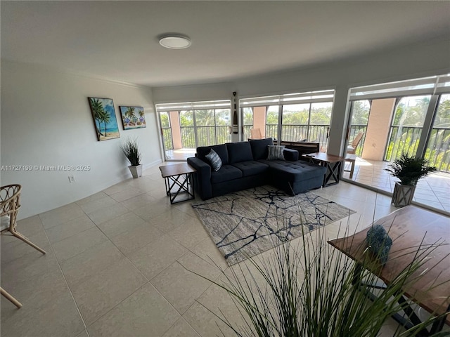 1998 Overseas Hwy Unit 33A, Marathon, FL 33050 - living room with light tile patterned floors