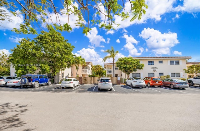 view of vehicle parking