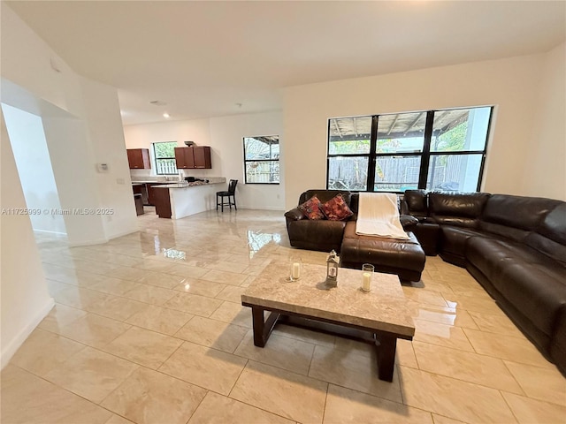 view of living room