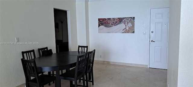 view of dining room