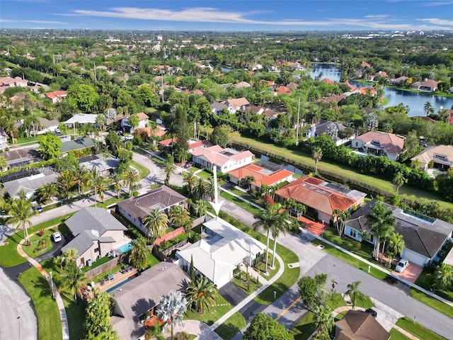 580 Eastwood Ln, Weston, FL 33326 - birds eye view of property with a residential view and a water view