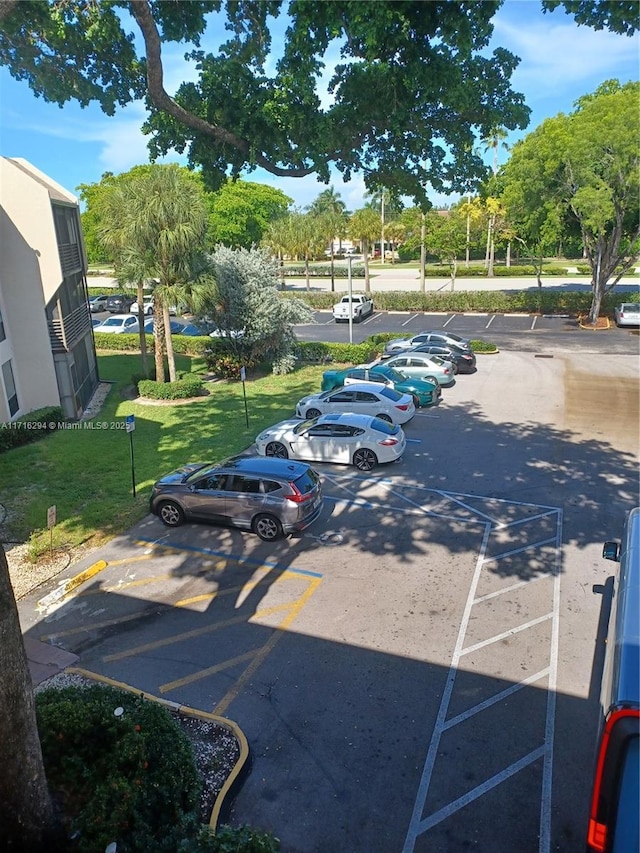 view of car parking