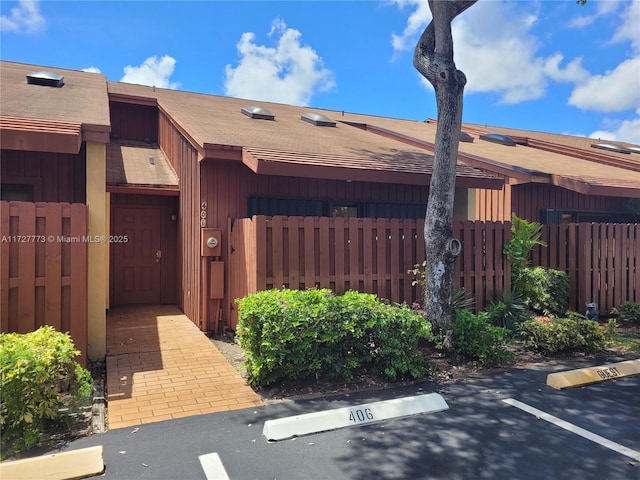 view of townhome / multi-family property