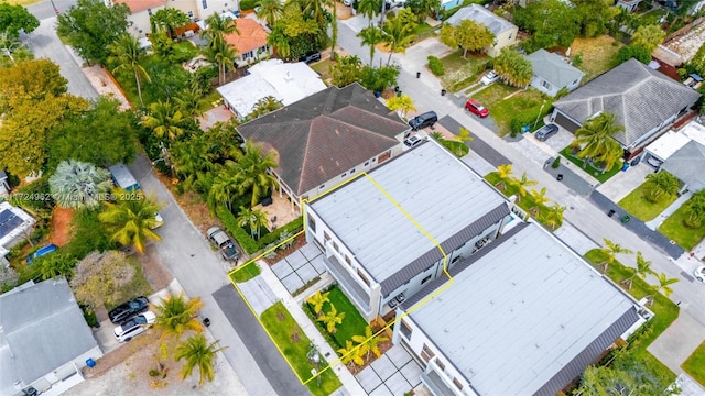 drone / aerial view featuring a residential view