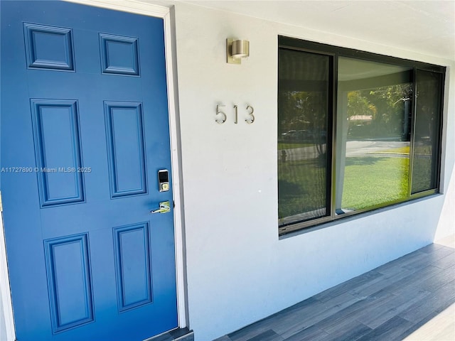 view of entrance to property