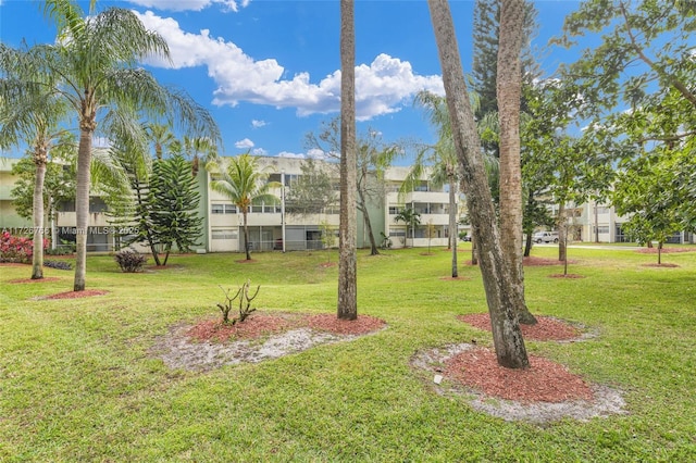 surrounding community featuring a lawn