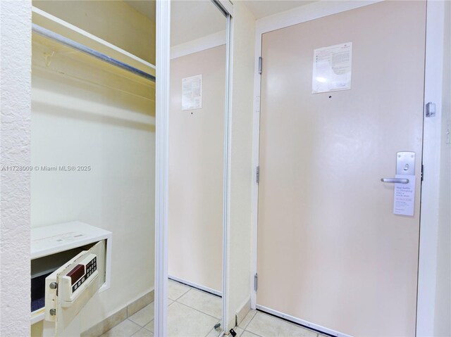 bathroom featuring tile patterned floors