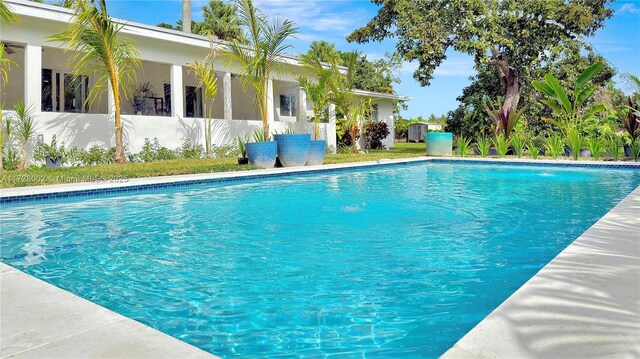 view of pool