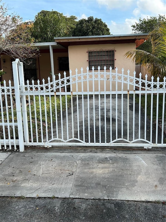 view of gate