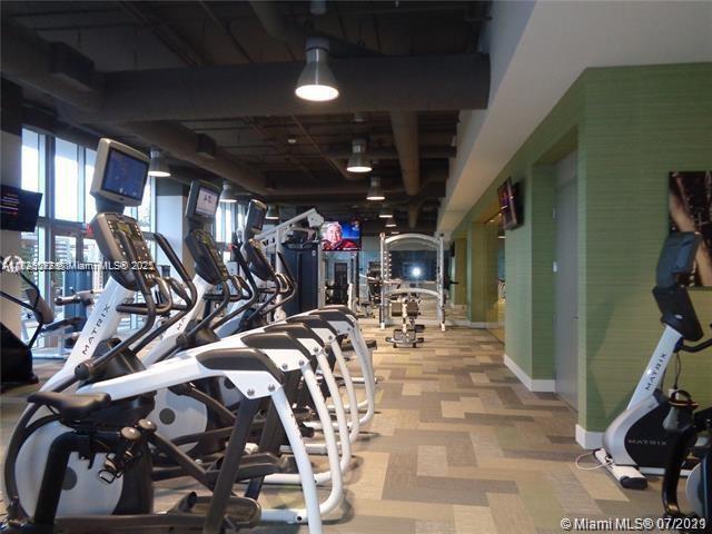 view of workout area