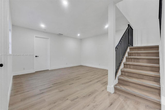 interior space with wood-type flooring