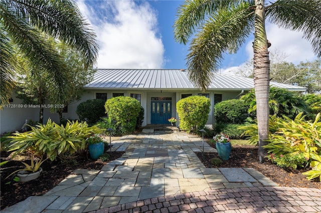 view of front of house featuring french doors