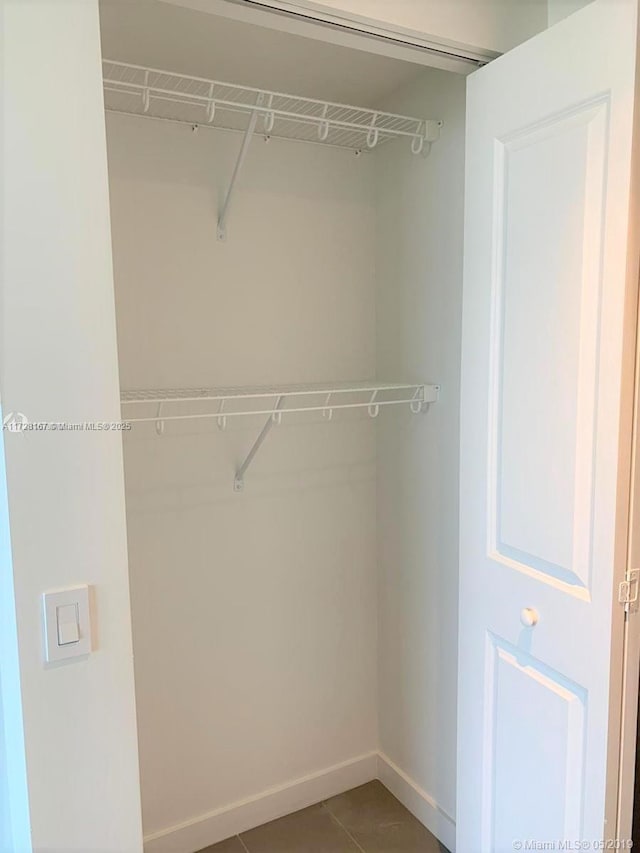 view of closet