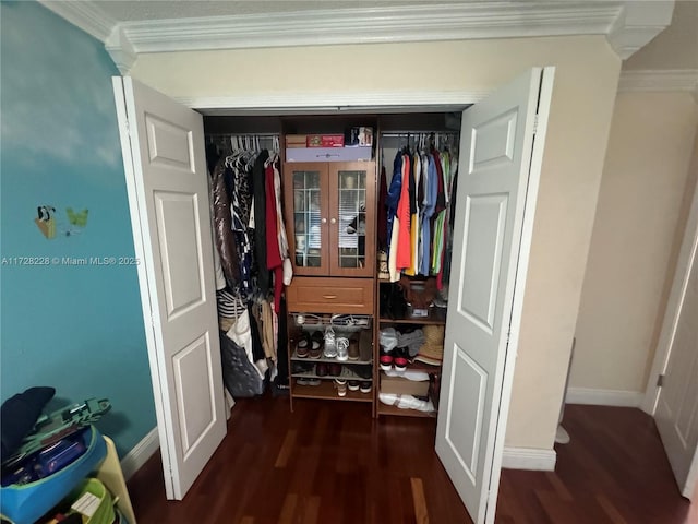 view of closet