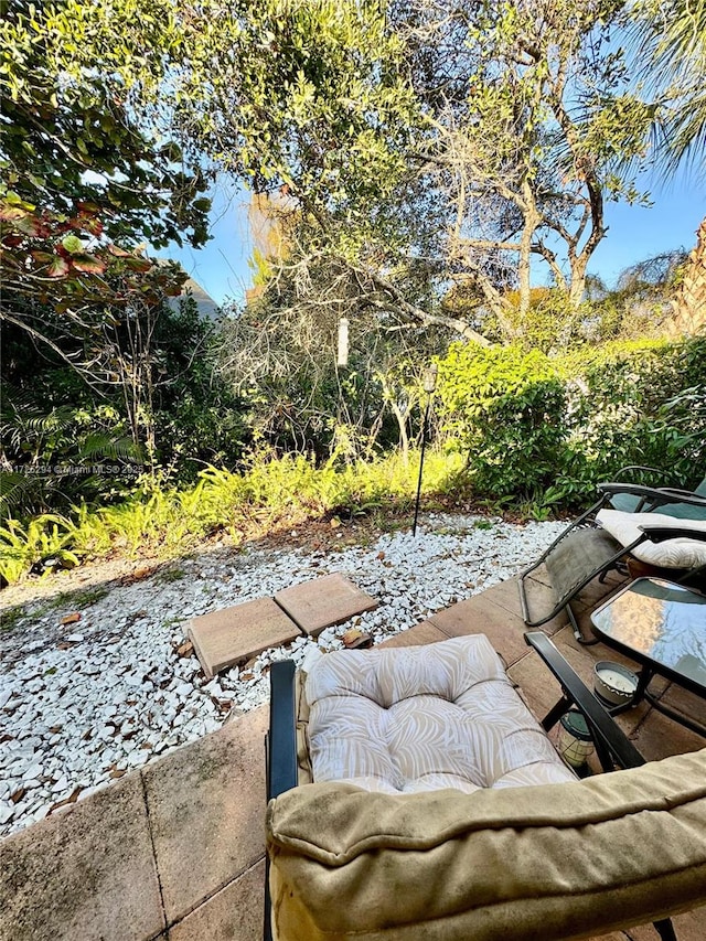 view of patio / terrace featuring outdoor lounge area