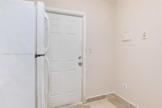 view of laundry room