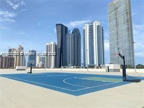 view of basketball court