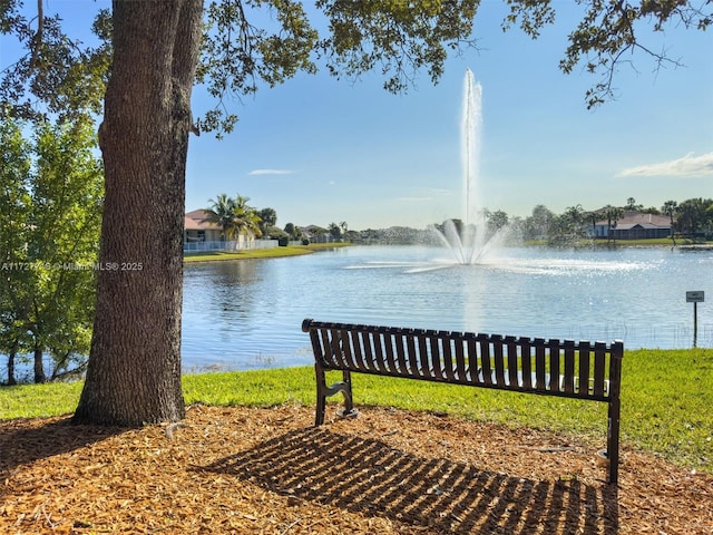 property view of water