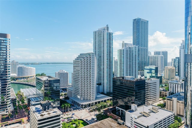 city view with a water view