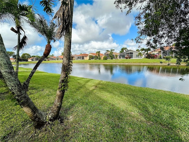 view of water feature