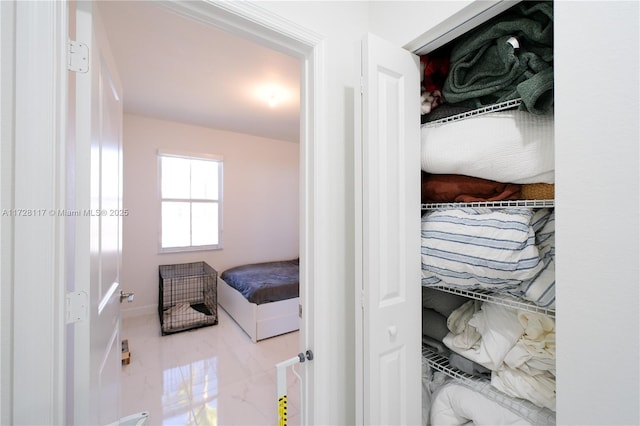 view of closet