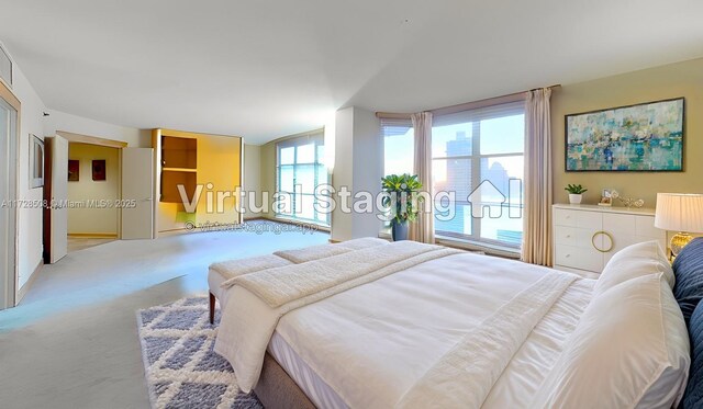 3600 Mystic Pointe Unit 1801, Aventura, FL 33180 - bedroom with carpet floors