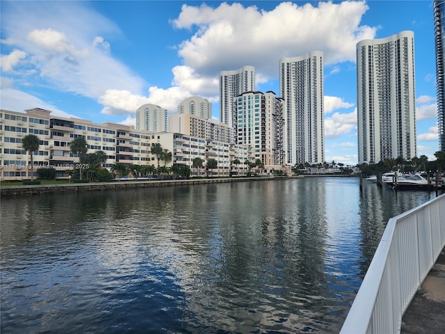 property view of water