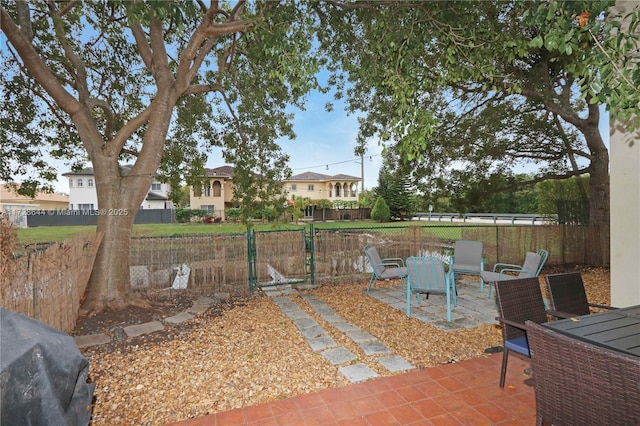 view of patio / terrace featuring grilling area