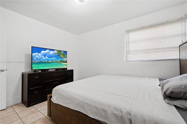 view of tiled bedroom