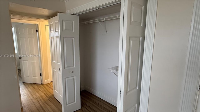 view of closet