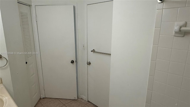 bathroom featuring tile patterned floors