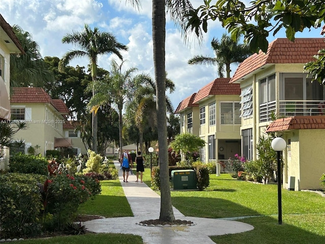 surrounding community featuring a yard