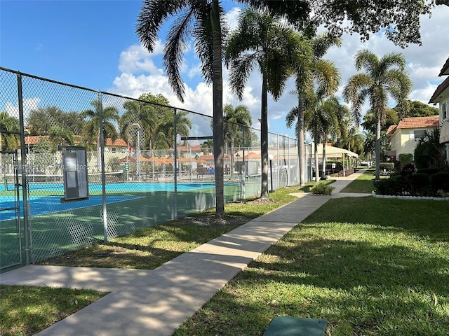 view of home's community featuring a lawn