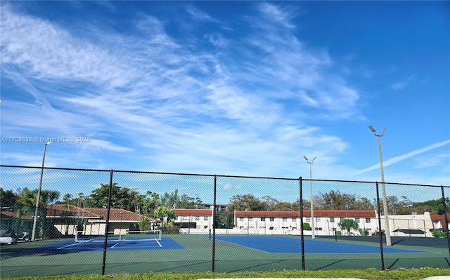 view of sport court