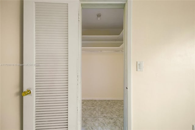 view of closet