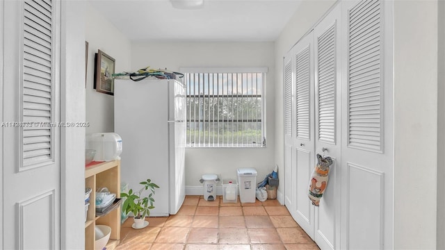 interior space featuring tile patterned floors