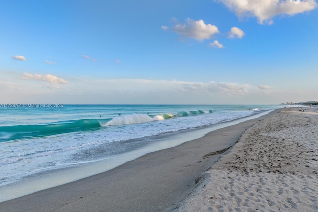 water view with a beach view