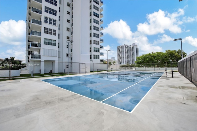 view of sport court