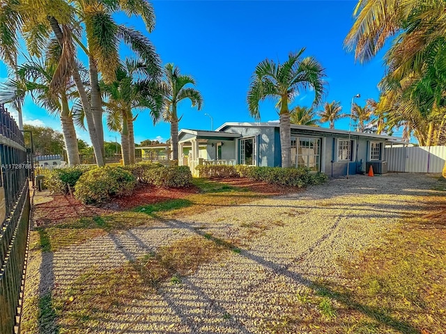 view of ranch-style home