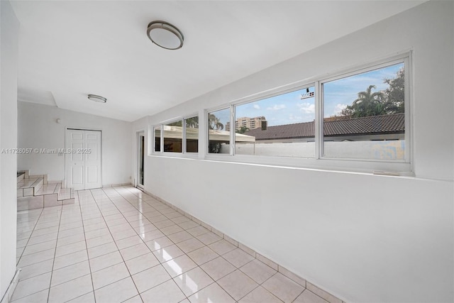 view of tiled empty room