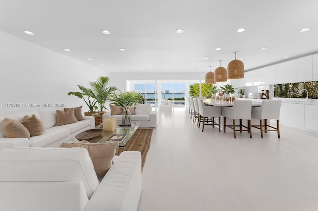1065 N Shore Dr, Miami Beach, FL 33141 - living area with recessed lighting